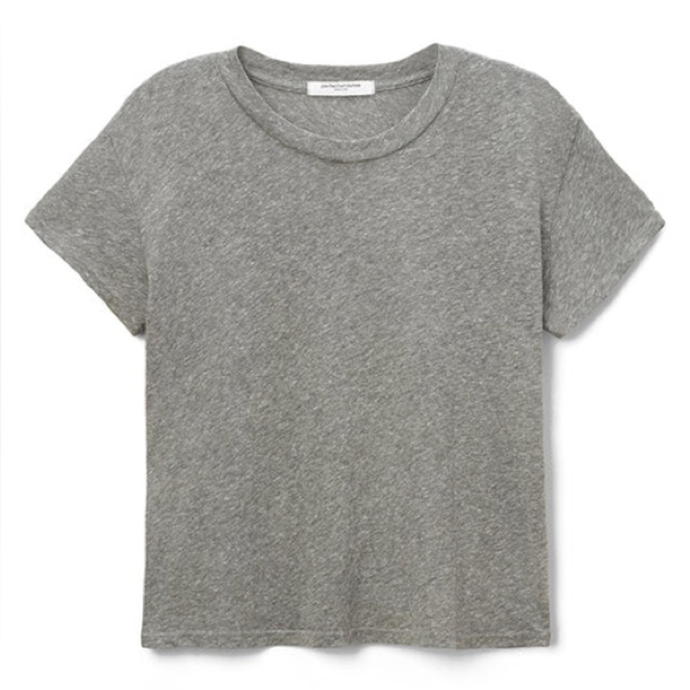 Perfectwhitetee Heather Gray Tee NWT